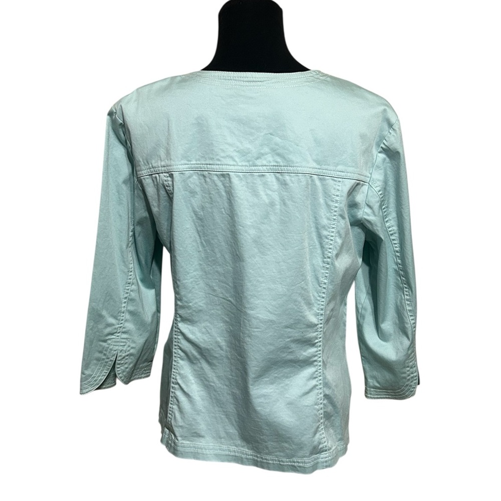 Ruby Rd. Mint Green Jacket (16W) - Picture 3 of 8